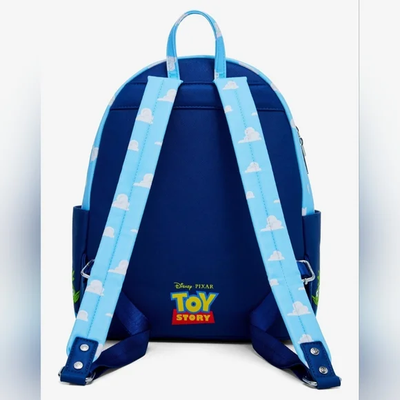 Loungefly Pixar Toy Story Movie Collab Triple Pocket Backpack 🎒 - Picture 4 of 6